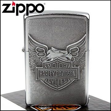 【ZIPPO】美系~哈雷~Harley-Davidson-Iron Eagle老鷹立體貼飾設計