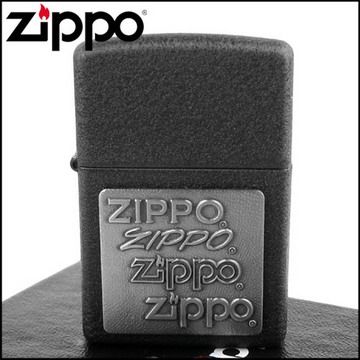 【ZIPPO】美系~四代LOGO-Pewter Emblem(白鑞貼飾)