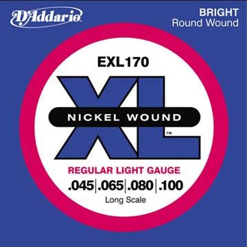 D'Addario DAddario EXL170 45-100 貝斯弦 四弦