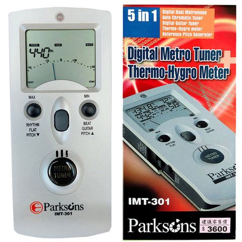 PARKSON 嚴選IMT-301 5i合1 調音/節拍器/溫度/濕度/音叉~韓國製