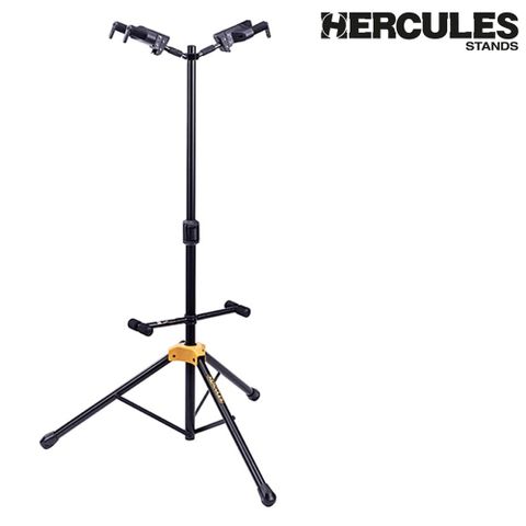 HERCULES 海麗絲 頂背式雙支吉他架 GS422B 創新的重力自鎖AGS系統