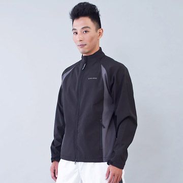 TECL-WOOD 《96622》防風防水透氣保暖Soft Shell(軟殼)夾克(黑/灰色)(男)