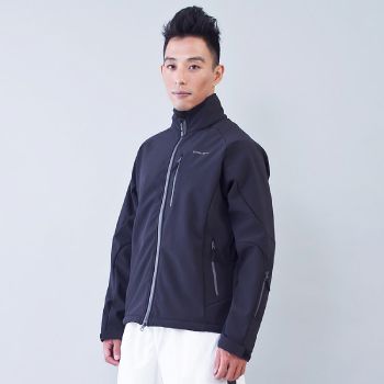 TECL-WOOD 《96545》多功能防風防水透氣保暖Soft Shell(軟殼)外套(黑色)(男)