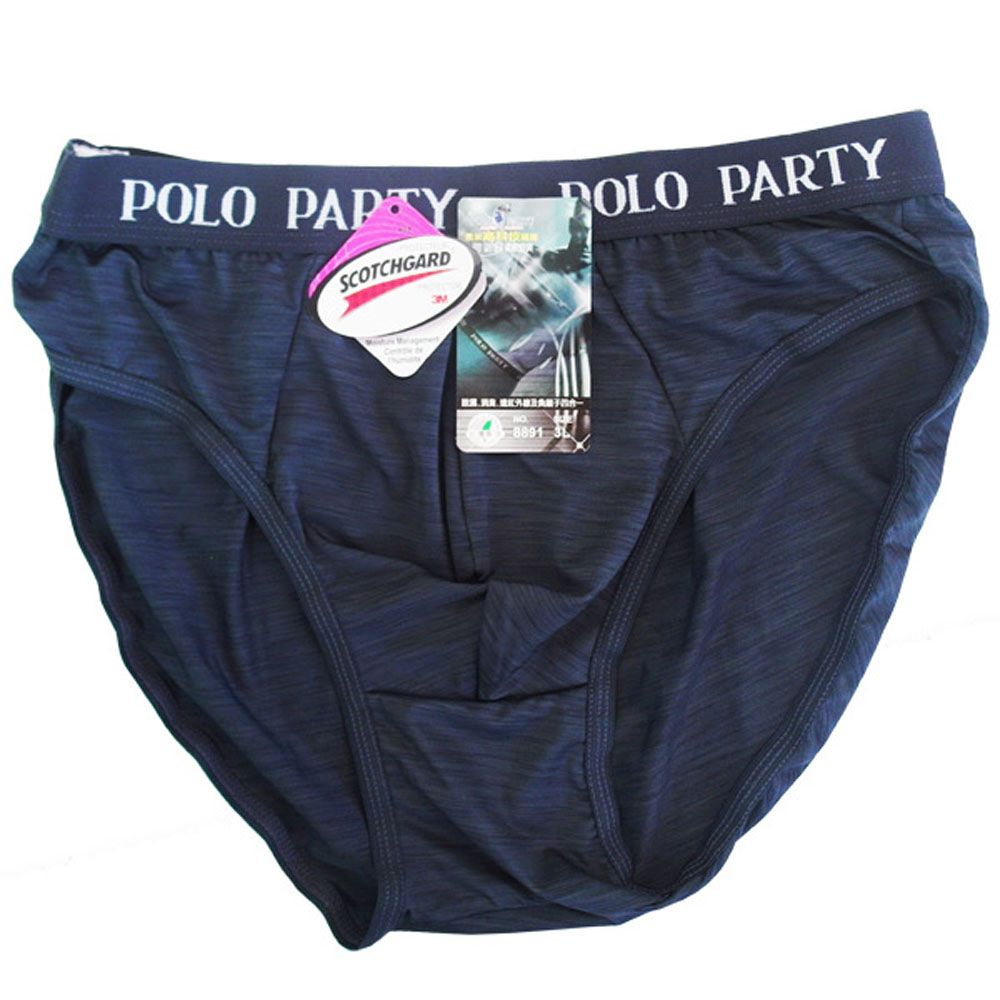 一品川流 POLO PARTY雲彩紗男用三角褲-1件組