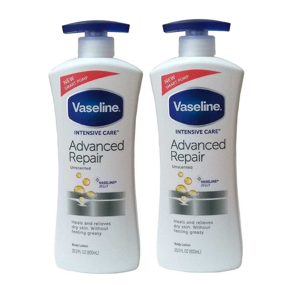 Vaseline 凡士林 (超值二入) 進口 修護保濕乳液-600ml