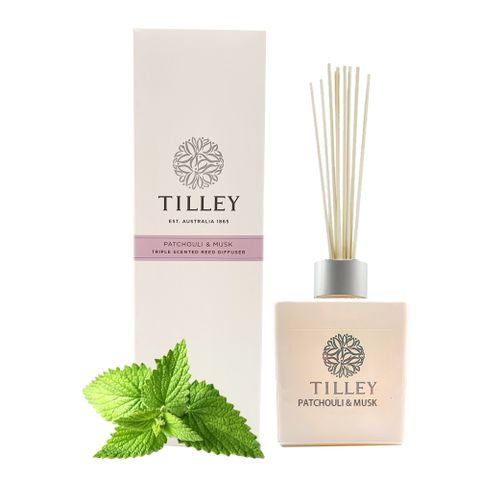 Tilley 百年特莉 廣霍香&麝香香氛擴香水竹禮盒150ml