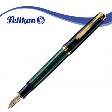 Pelikan 百利金 Ｍ600 綠條紋鋼筆