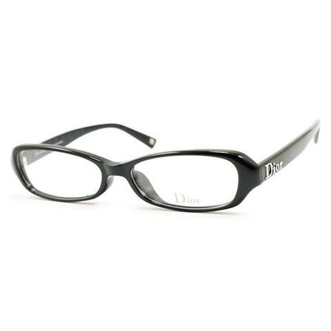 快閃★激殺優惠↘快速出貨【Dior】光學鏡框眼鏡 日版 CD7058j B6V 長方形鏡框 膠框眼鏡 黑 52mm