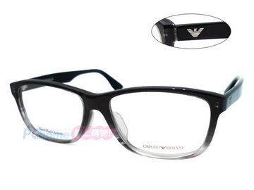 EMPORIO ARMANI #福利品附精美鏡盒#    亞洲版 舒適高鼻翼光學眼鏡 EA-1339J E4S 漸層黑灰