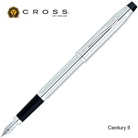 《美國 CROSS 新世紀系列 亮鉻鋼筆》《買鋼筆送卡式墨水 》