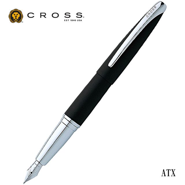 CROSS 《美國   ATX 岩黑 鋼筆》