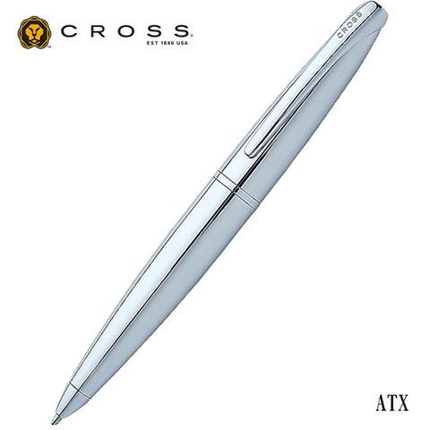 《美國 CROSS ATX 亮鉻 原子筆 》《買筆送筆芯》