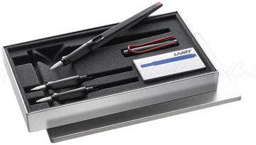 LAMY Joy 喜悅系列亮黑紅夾鋼筆組