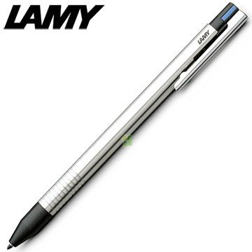 LAMY 連環系列 不銹鋼三色筆(黑.紅.藍)*405 logo