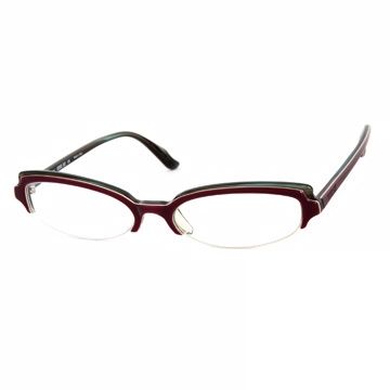 Anna Sui 日本安娜蘇 個性時尚質感造型平光眼鏡(紫) AS09901