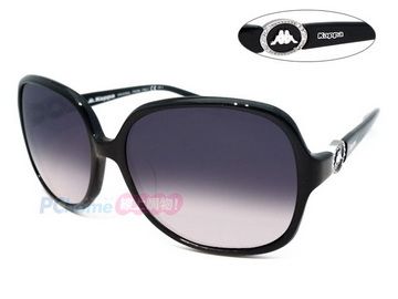 Kappa -義大利時尚太陽眼鏡 亞洲版舒適高鼻翼 KP5014 BK 黑框漸層灰鏡片
