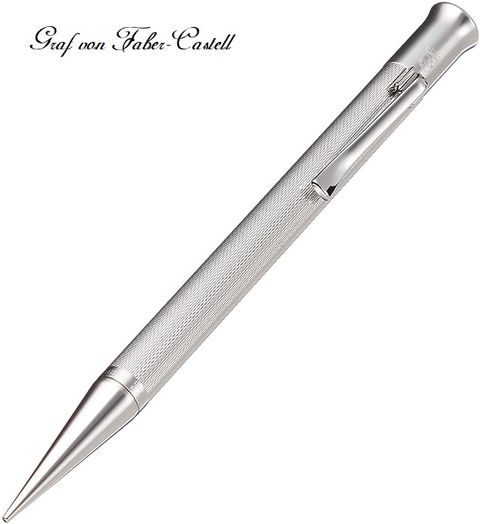 Graf von Faber-Castell 繪寶頂級伯爵繩紋飾系列包銠合金原子筆*146534