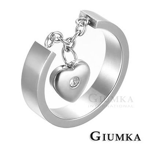 GIUMKA 戒指女愛心