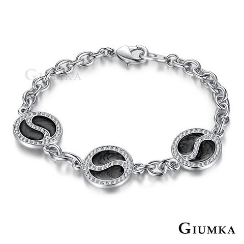 GIUMKA 手鍊蜜糖圓圈黑色情人節禮物