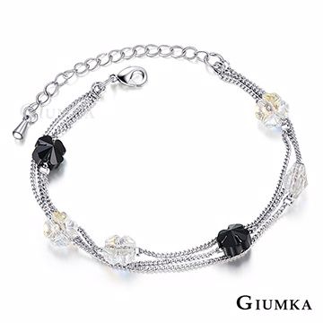 GIUMKA 手鍊採用施華洛世奇水晶元素黑款