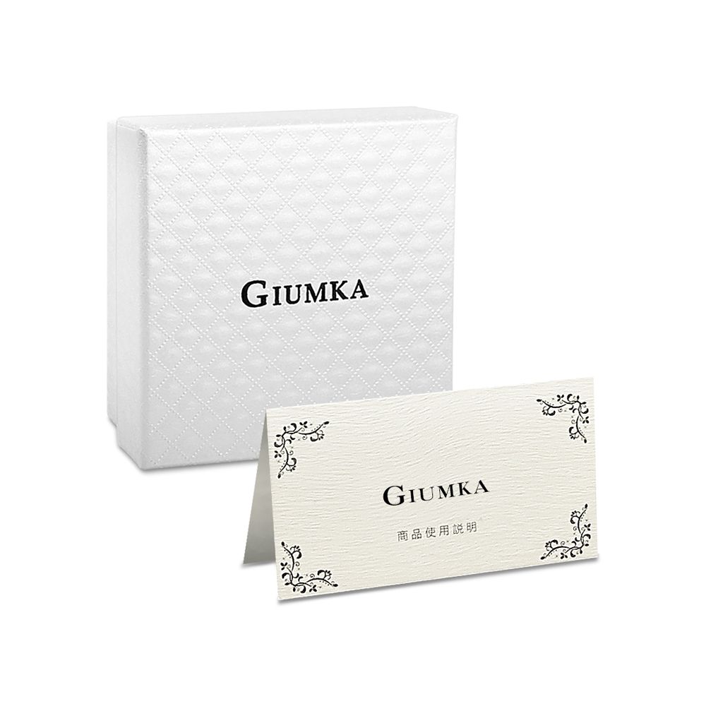 GIUMKA 女耳環針式魔法水晶-魅力紫