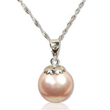 【小樂珠寶】14K金南洋深海貝珍珠墬子＊粉