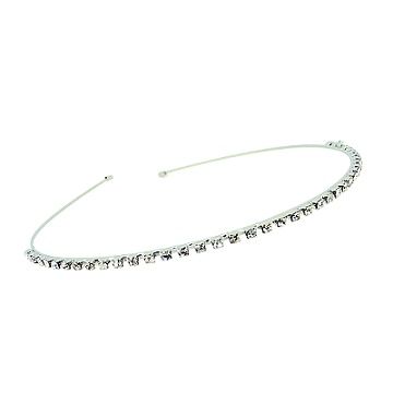 Charme 韓國新品 細版單排水晶鑽髮箍