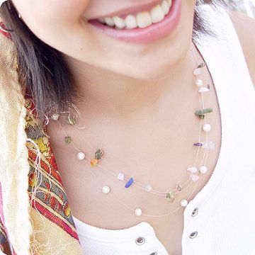 【Charme】日韓新品 繁星 珍珠寶石 項鍊
