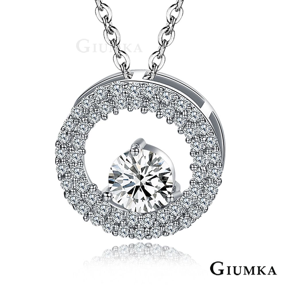 GIUMKA 項鍊女圓圈八心八箭送閨蜜禮物圓滿幸福