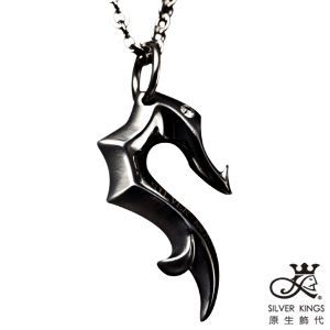 原生飾代SilverKings-崎心-316L白鋼項鍊