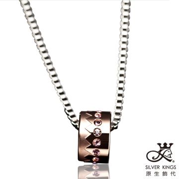 原生飾代SilverKings-加冕-316L白鋼項鍊-金