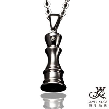 原生飾代SilverKings-凱旋-316L白鋼項鍊-白