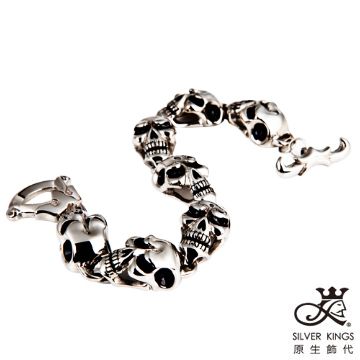 原生飾代SilverKings-神秘頻率-316L白鋼手鍊