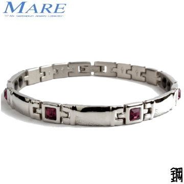 MARE 【-316L白鋼系列】巴洛克風(紫鋯石)窄 款