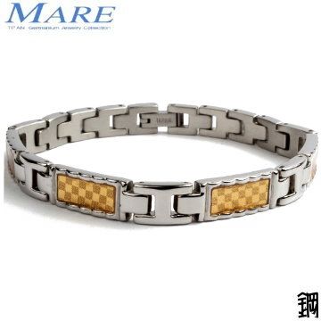 MARE 【-316L白鋼系列】金箔(格菱)窄 款