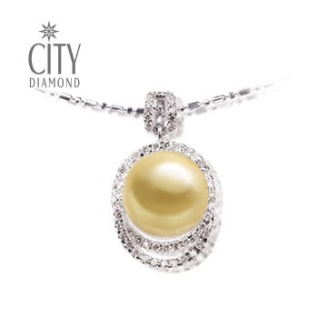 City Diamond 引雅 『沖繩之月』珍珠項鍊(金)