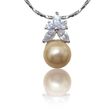 【小樂珠寶】3A南洋深海貝珍珠墬子*實搭必備款