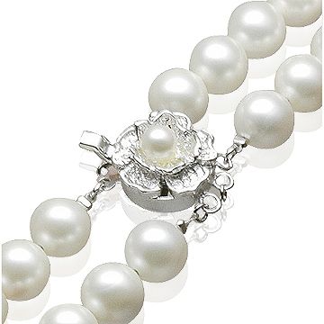 【小樂珠寶】3A正圓南洋深海貝珍珠項鍊＊10mm雙串款