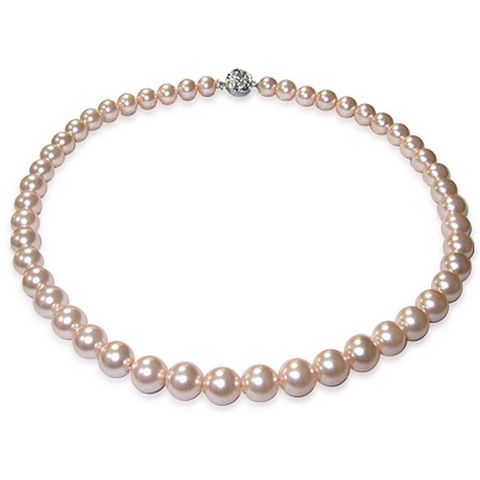 【小樂珠寶】超稀有天然珍珠項鍊-百變粉色