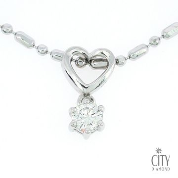 City Diamond『心曲調』23分鑽石項鍊