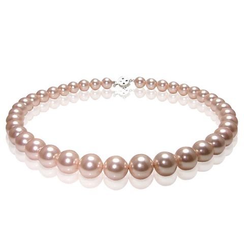 【小樂珠寶】超稀有天然珍珠項鍊＊少有跳色珠