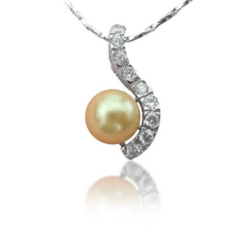 【小樂珠寶】南洋深海貝珍珠墬子*八八好運幸福款