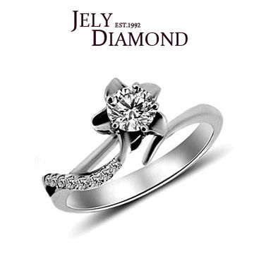 【JELY】星光閃耀 GIA 0.30克拉八心八箭美鑽戒