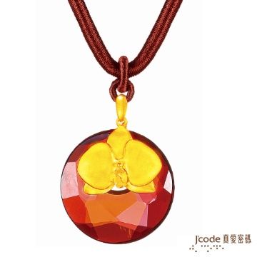 Jcode 真愛密碼 Jcode-蕙質蘭心 純金中國繩項鍊(小)