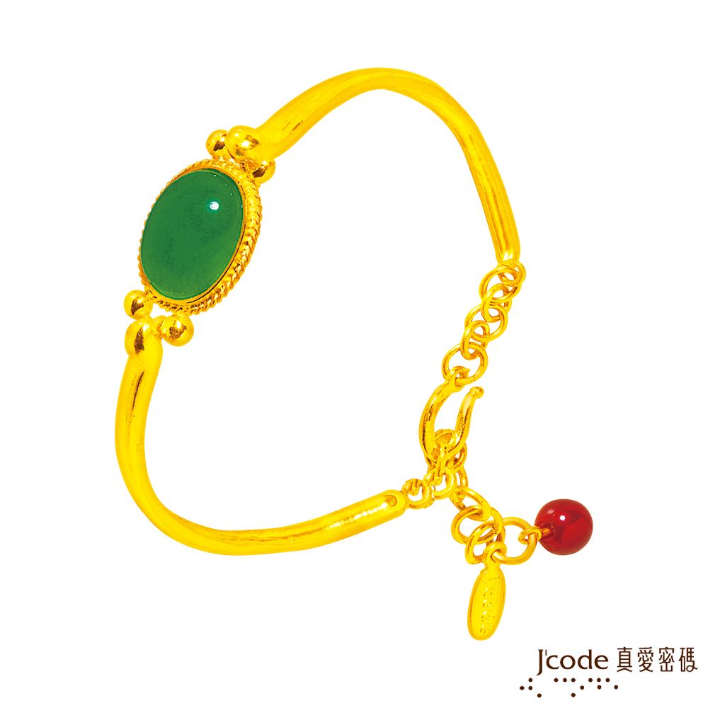 Jcode 真愛密碼 Jcode-綠意春暉 純金手鍊