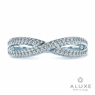 【ALUXE 亞立詩鑽石】纏繞珠寶系列 奢華美鑽戒指