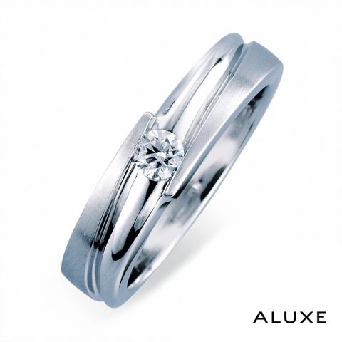ALUXE 亞立詩 18K金 結婚男戒 RB0073