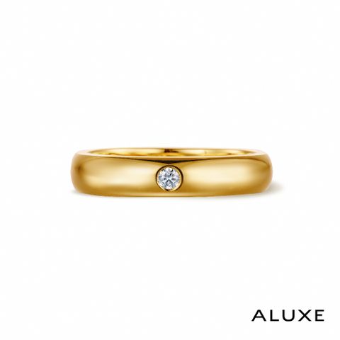 ALUXE 亞立詩 18K金 結婚男戒 RB0075