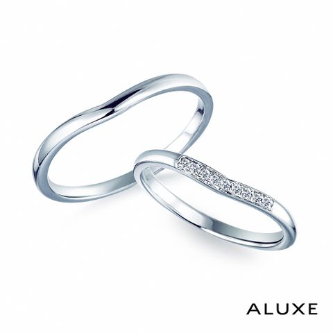 ALUXE 亞立詩 18K金 結婚對戒 RBG0109