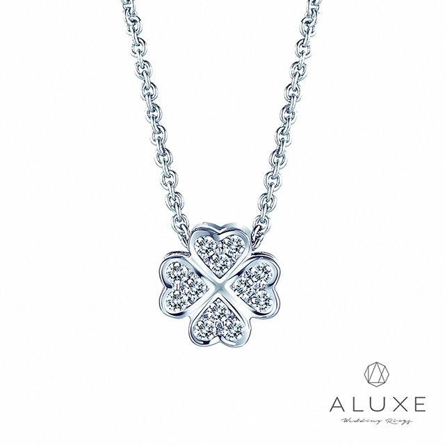 ALUXE 亞立詩18K金鑽石項鍊幸福四葉草NN0741 - PChome 24h購物